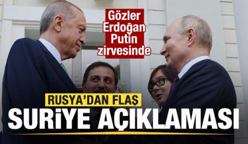 Rusya'dan flaş Suriye açıklaması! Başkan Erdoğan Putin'le görüşecek