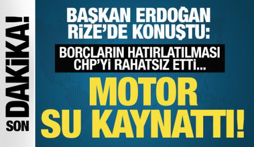 Cumhurbaşkanı Erdoğan: Borçların hatırlatılması CHP'li belediyeleri rahatsız etti!