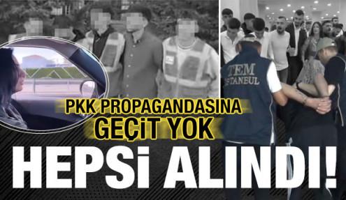 İstanbul'da düğünde terör örgütü propagandası yapan kişiler gözaltına alındı
