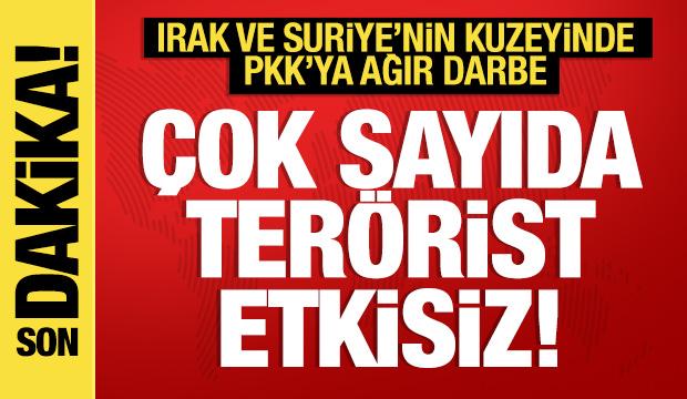 PKK'ya ağır darbe: 15 terörist etkisiz hale getirildi!