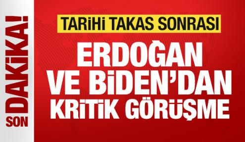 Tarihi adım sonrası Başkan Erdoğan ile ABD Başkanı Biden'dan kritik görüşme