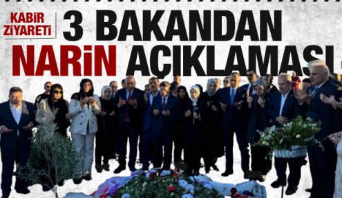 3 bakandan Narin'le ilgili son dakika açıklamaları