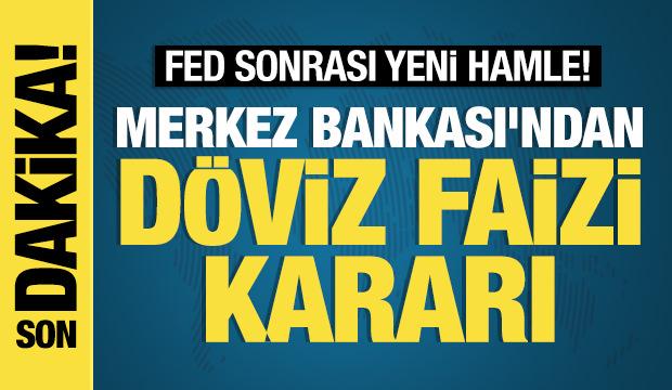 Merkez Bankası’ndan döviz hesaplarına uygulanan faizde indirim