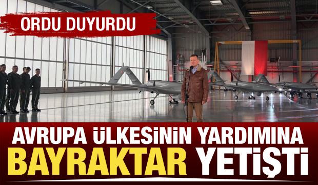 Polonya'nın yardımına Bayraktar SİHA yetişti