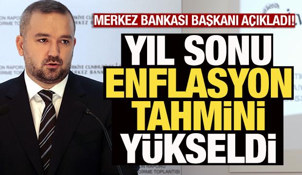 Merkez Bankası yıl sonu enflasyon tahminini a&ccedil;ıkladı