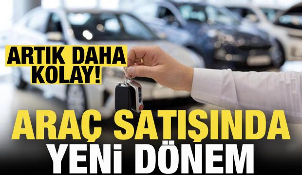 Araç satışını kolaylaştıracak! Yedieminlerde yeni dönem