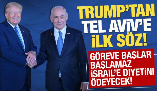 Trump'tan İsrail'e ilk söz! Tüm kısıtlamaları kaldıracak