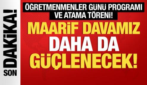 Başkan Erdoğan: Maarif davamız daha da güçlenecek