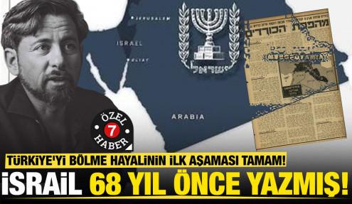 İsrail 68 yıl önce yazmış!