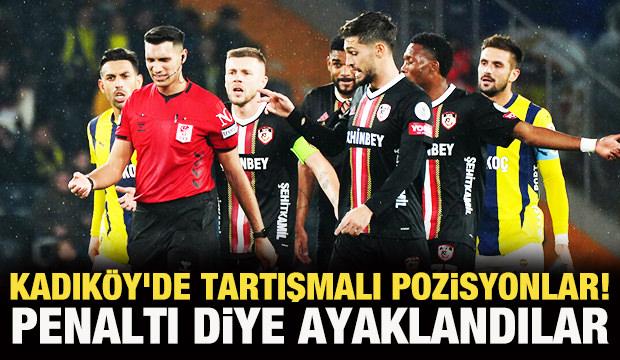 Kadıköy'de tartışmalı pozisyonlar! Penaltı diye ayaklandılar