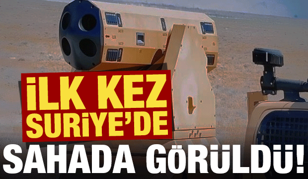 İlk kez Suriye'de sahada görüldü! 