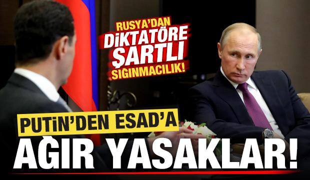 Rusya'dan şartlı sığınmacılık! Putin'den Esad'a ağır yasaklar