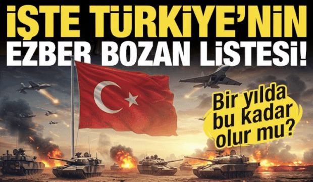 Bir yılda bu kadar olur mu? Tek tek sıralandı: İşte 2025'te savunmada yaşananlar...