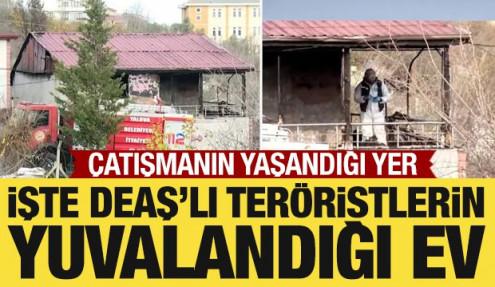 DEAŞ'lı teröristlerin Yalova'da yuvalandığı ev görüntülendi