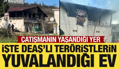 DEAŞ'lı teröristlerin Yalova'da yuvalandığı ev görüntülendi