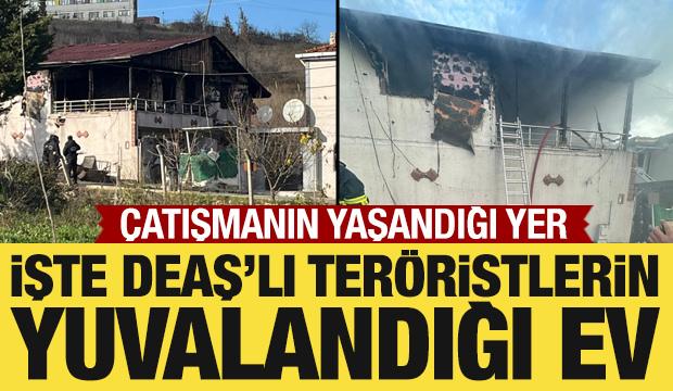DEAŞ'lı teröristlerin Yalova'da yuvalandığı ev görüntülendi