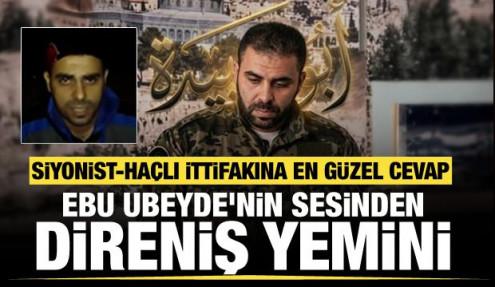 Direnişin sesi Ebu Ubeyde direnişin sembol ezgisini seslendirdi