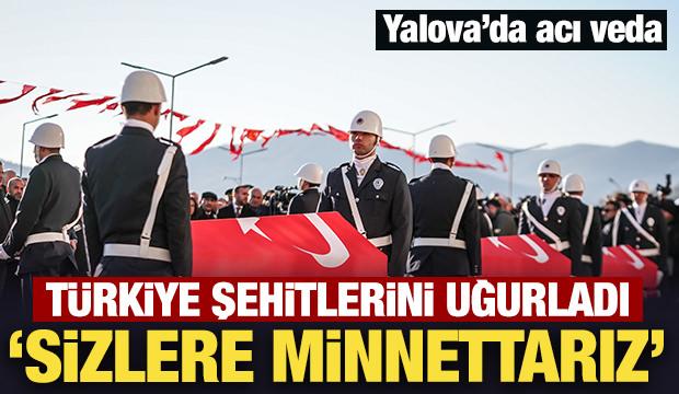 Son Dakika: Şehitler son yolculuklarına uğurlandı