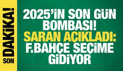 Son dakika: 2025'in son gün bombası! Sadettin Saran açıkladı: Fenerbahçe seçime gidiyor