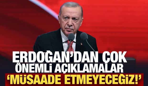Son Dakika... Erdoğan'dan Mehmet&ccedil;ik'e yeni yıl mesajı: Ter&ouml;re m&uuml;saade etmeyeceğiz