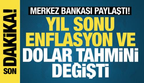 Merkez Bankası paylaştı: Enflasyon, dolar, büyüme ve faiz beklentileri açıklandı