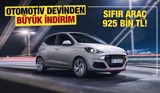 Hyundai'nin inanılmaz indirimi büyük ilgi çekti: Sıfır araç 925 bin TL!