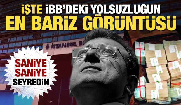 İşte İBB yolsuzluğunun en bariz görüntüsü: Saniye saniye seyredin