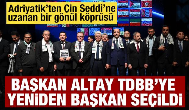 Başkan Altay TDBB 7. Olağan Genel Kurulu’nda yeniden başkan seçildi