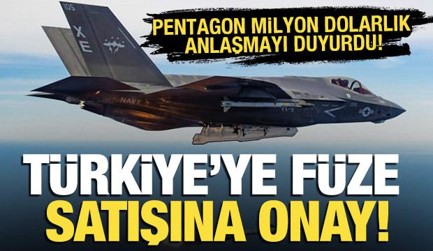 Pentagon duyurdu! Türkiye'ye satışı onaylandı