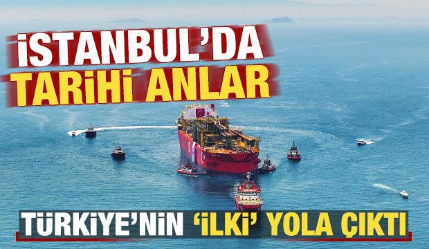 İstanbul'un fethinin yıl dönümünde tarihi anlar! Türkiye'nin ilki 'Osman Gazi' yola çıktı