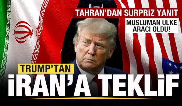 Trump'tan, İran'a teklif! Tahran'dan sürpriz yanıt! Müslüman ülke aracı oldu