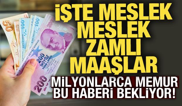 5 aylık enflasyona göre hangi memur temmuzda ne kadar maaş alacak?