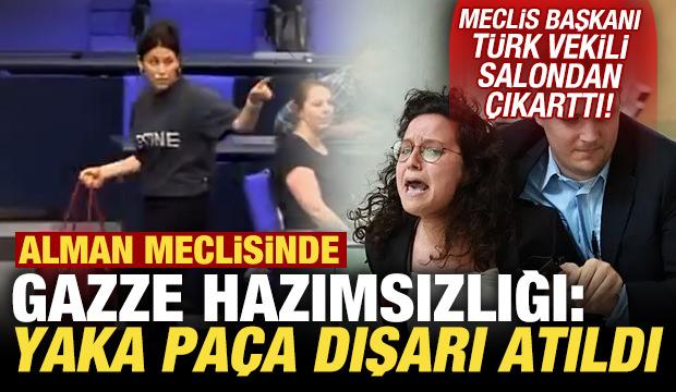 Alman meclisinde Gazze hazımsızlığı! Türk milletvekili salondan atıldı