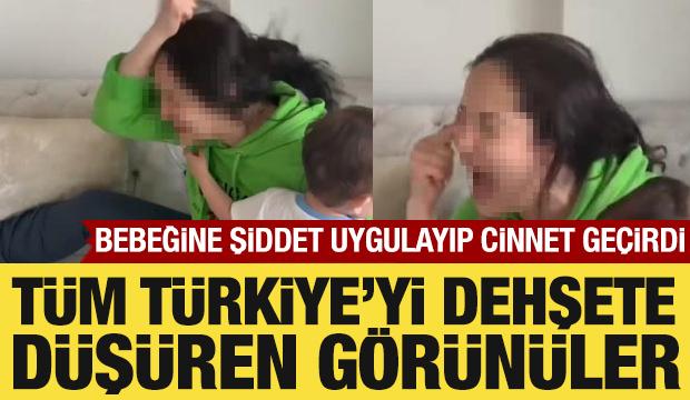 Bodrum'da dehşete düşüren görüntüler! Kucağındaki bebeğine şiddet uygulayıp cinnet geçirdi