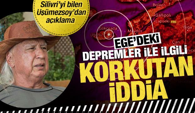 Ege'deki depremler Marmaray'a mı geliyor? Silivri depremini bilen Üşümezsoy'dan açıklama 