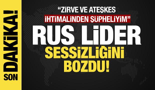 Son dakika... Putin sessizliğini bozdu: Ateşkes suya mı düştü?