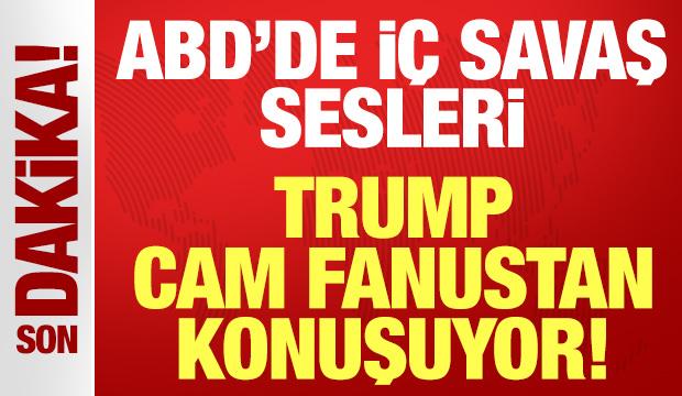 ABD'de iç savaş sesleri: Trump kurşun geçirmez cam fanustan konuşuyor...