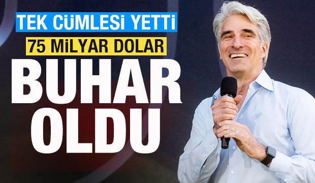 Apple yöneticisinin tek cümlesi yetti! 75 milyar dolar buhar oldu
