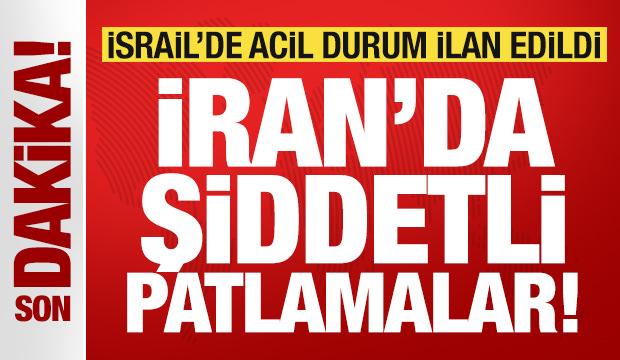 Son dakika: İsrail, İran'ı vurdu! Tahran'da şiddetli patlamalar! Acil durum ilan edildi