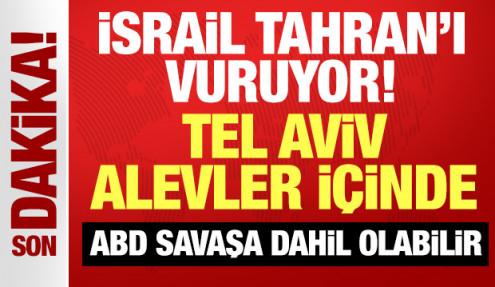 İran'dan son dakika açıklama: İsrail'e yeni saldırı dalgası başladı: Tel Aviv yanıyor!