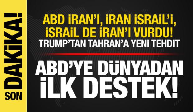 İsrail-İran Savaşı: ABD ordusu İran'ı bombaladı! Trump'tan Tahran'a bir tehdit daha
