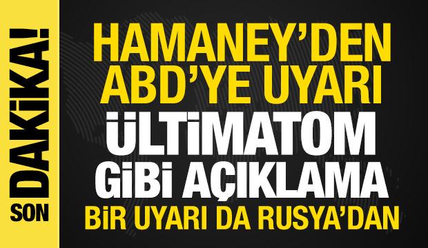 İsrail-İran Savaşı: Hamaney'den ABD'ye uyarı! Ültimatom gibi açıklama