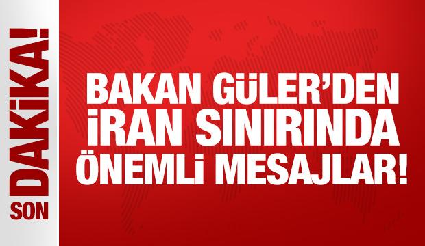 Son Dakika: Bakan Güler ve komuta kademesi, İran sınırında!
