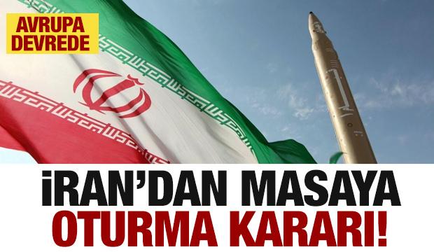 Son dakika: İran'dan masaya oturma kararı!