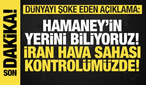 Trump'tan Hamaney'e ölüm tehdidi: Yerini biliyoruz! İran hava sahası kontrolümüzde