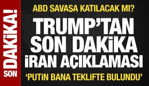 Trump'tan İran'a tehdit: Tesislerini havaya uçuracağız!