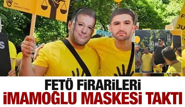 FETÖ'cüler İmamoğlu maskesi taktı! Özgürlük istediler