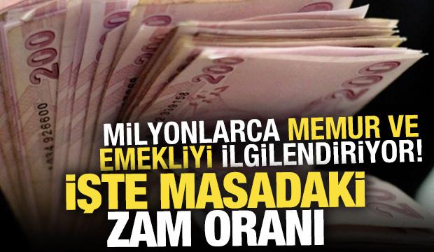 Memur ve emeklinin zam oranı ne kadar olacak?