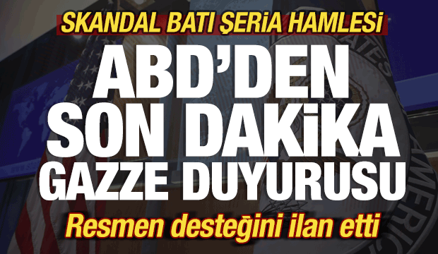 ABD'den son dakika Gazze açıklaması! Skandal Batı Şeria hamlesi! Desteğini ilan etti