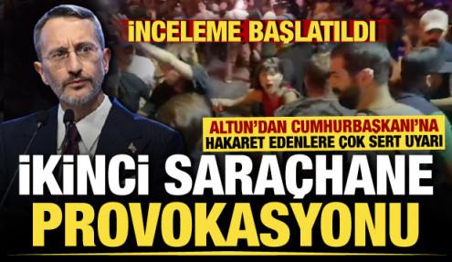 Saraçhane'de Cumhurbaşkanı Erdoğan'a hakaret! İnceleme başlatıldı